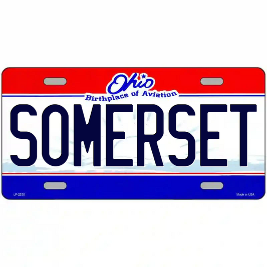 Somerset Ohio Metal Sign