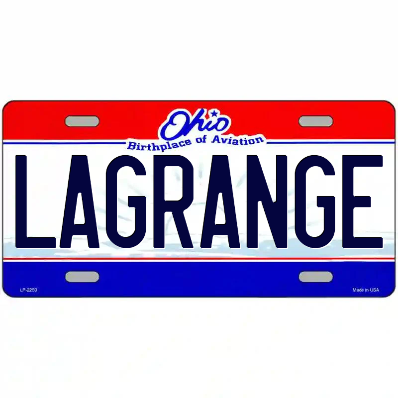 LaGrange Ohio Metal Sign