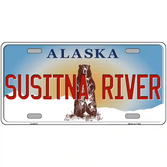 Susitna River Alaska Metal Sign