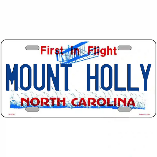 Mount Holly North Carolina Metal Sign