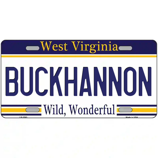 Buckhannon West Virginia Metal Sign