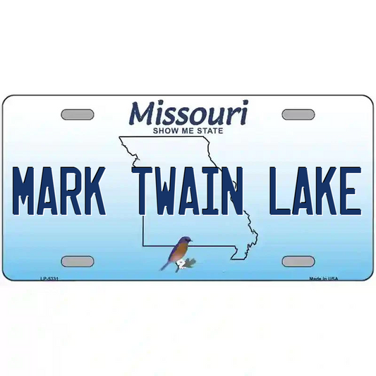 Mark Twain Lake Missouri Metal Sign
