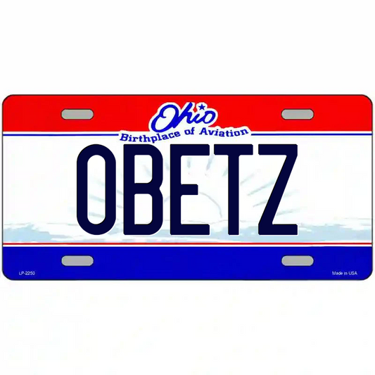 Obetz Ohio Metal Sign