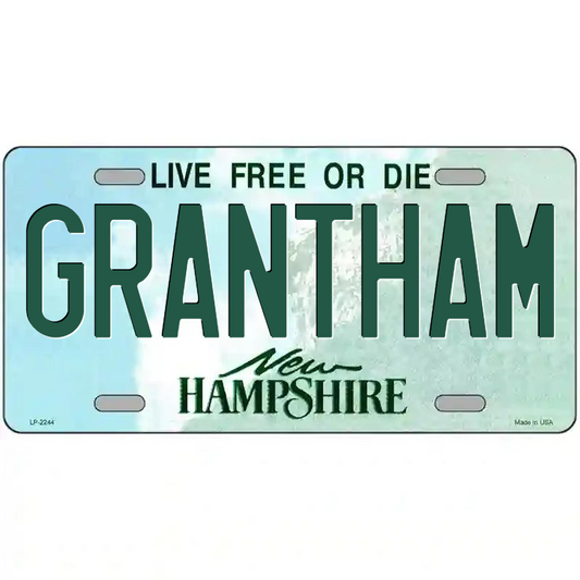 Grantham New Hampshire Metal Sign