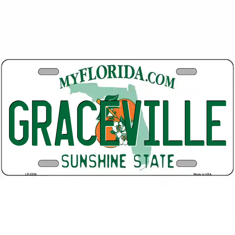 Graceville Florida Metal Sign