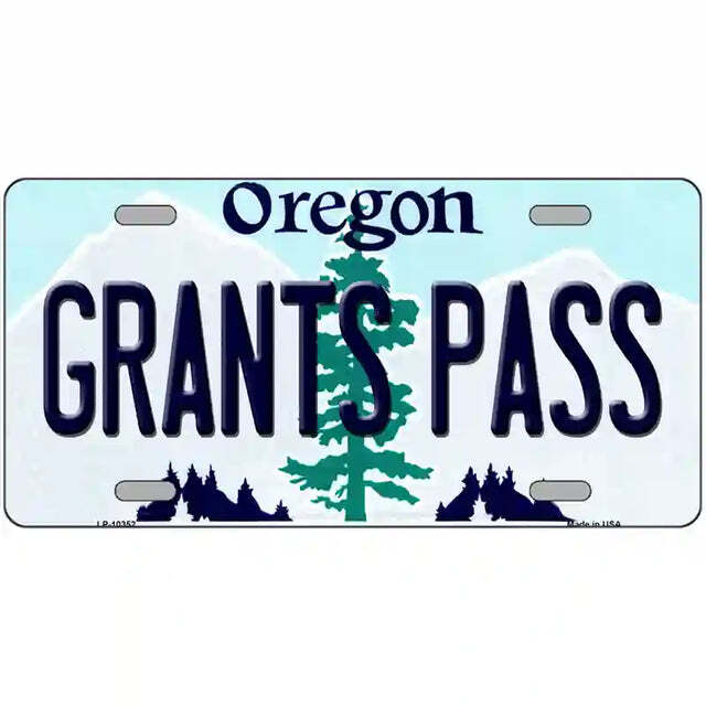 Grants Pass Oregon Metal Sign