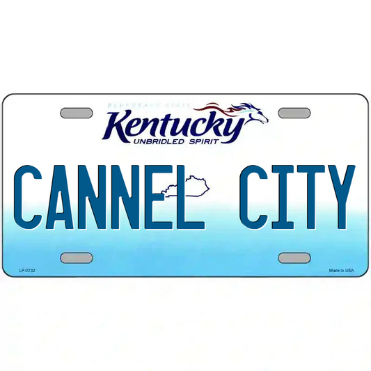 Cannel City Kentucky Metal Sign