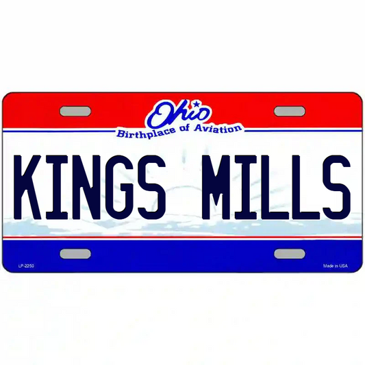 King Mills Ohio Metal Sign