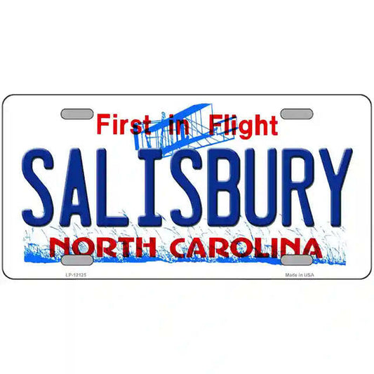 Salisbury North Carolina Metal Sign
