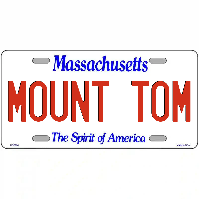 Mount Tom Massachusetts Metal Sign