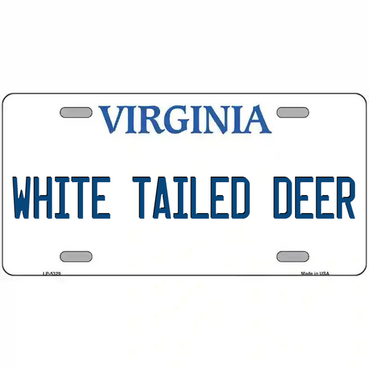 White-Tailed Deer Virginia Metal Sign