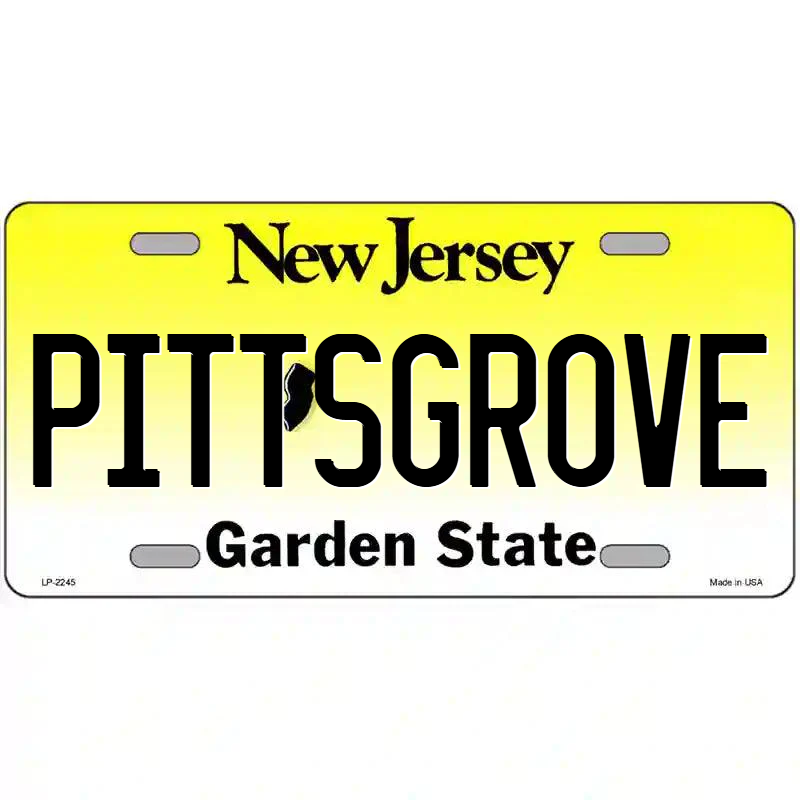 Pittsgrove New Jersey Metal Sign