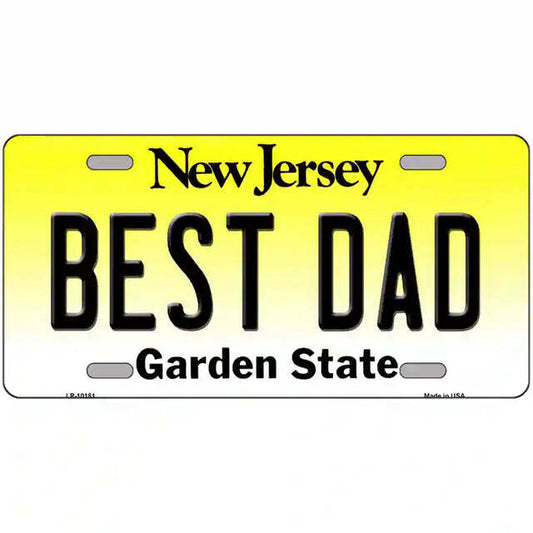 Bad Dad New Jersey Metal Sign