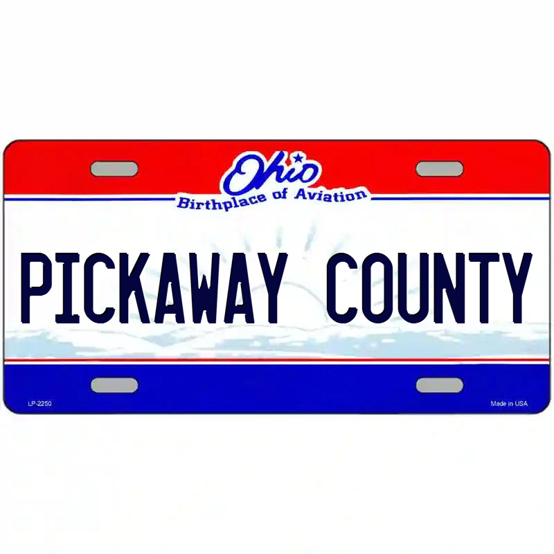 Pickaway County Ohio Metal Sign