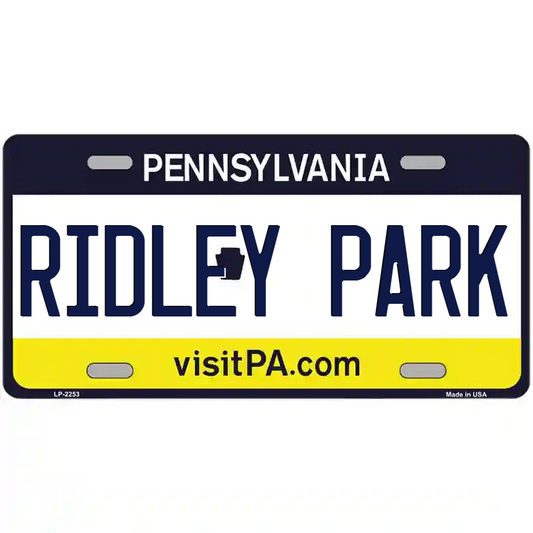 Ridley Park Pennsylvania Metal Sign