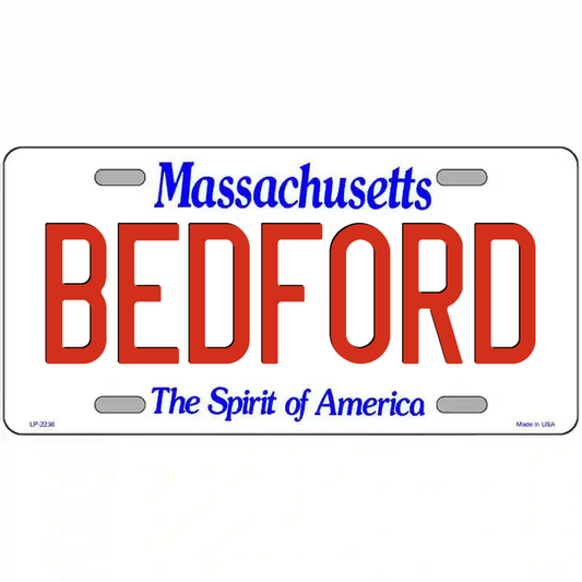 Bedford Massachusetts Metal Sign