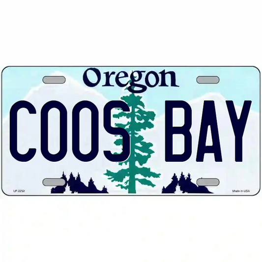 Coos Bay Oregon Metal Sign