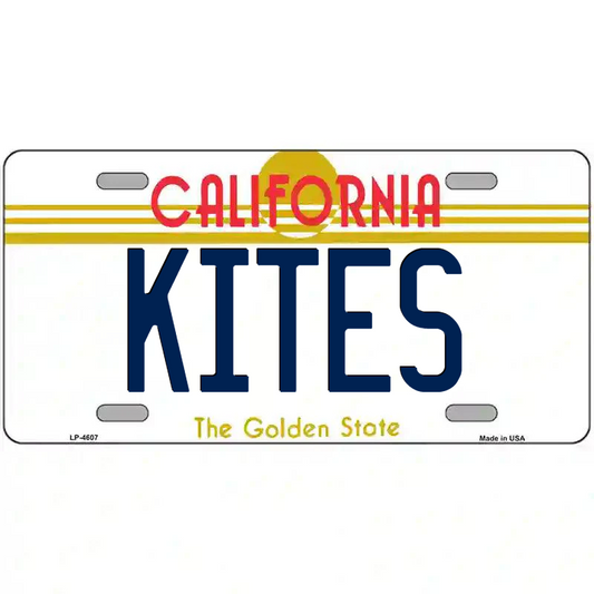 Kites California Metal Sign