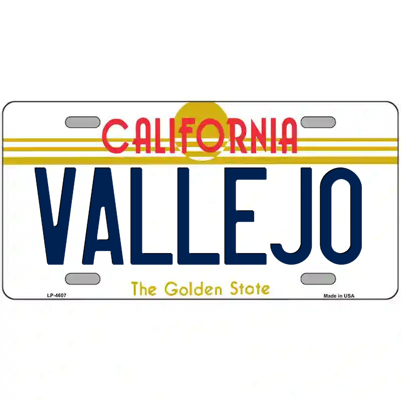 Vallejo California Metal Sign