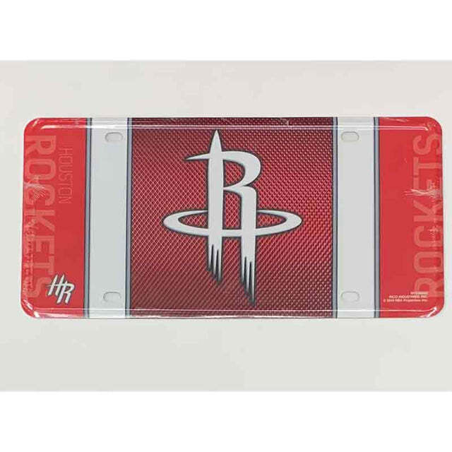 Houston Rockets Metal Sign