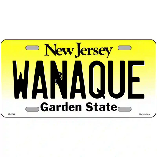 Wanaque New Jersey Metal Sign
