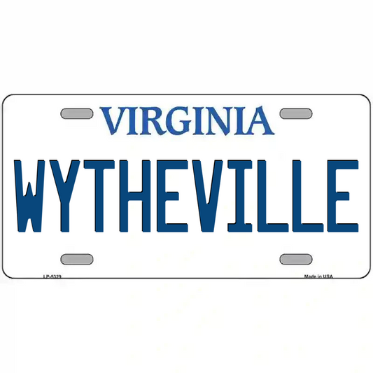 Wytheville Virginia Metal Sign
