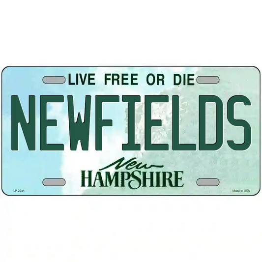 Newfields New Hampshire Metal Sign