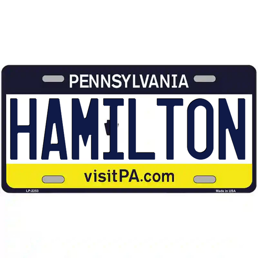 Hamilton Pennsylvania Metal Sign