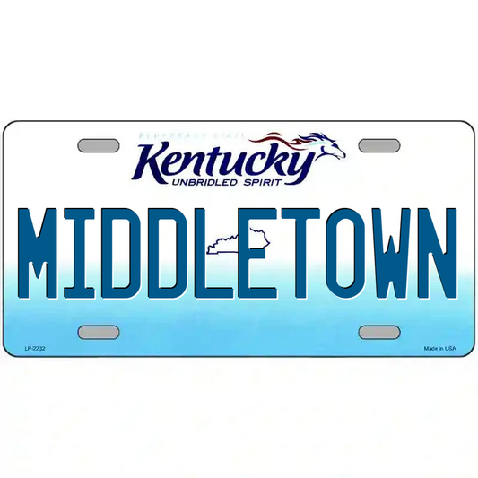 Middletown Kentucky Metal Sign