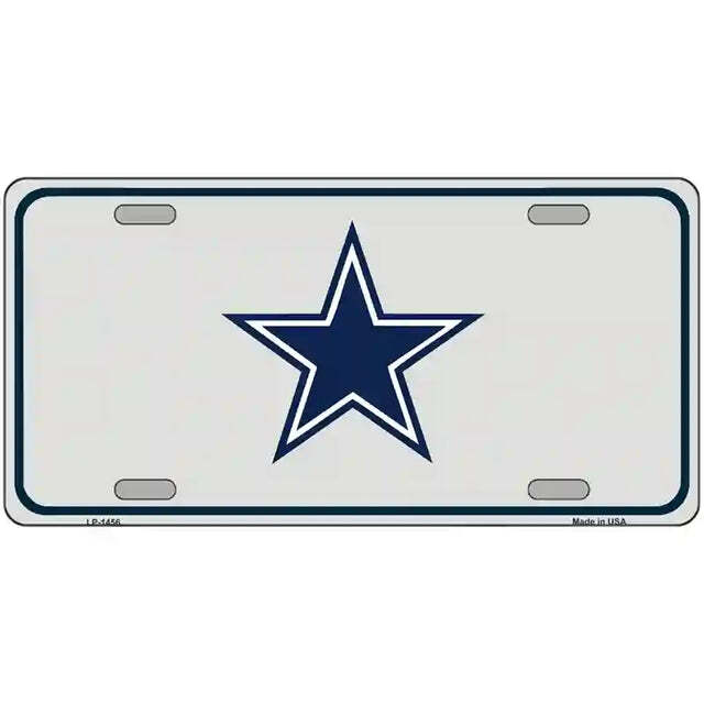 Small Blue Star Metal Sign