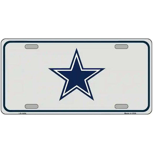 Small Blue Star Metal Sign