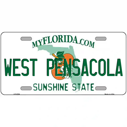 West Pensacola Florida Metal Sign
