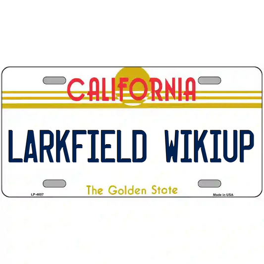 Larkfield-Wikiup California Metal Sign