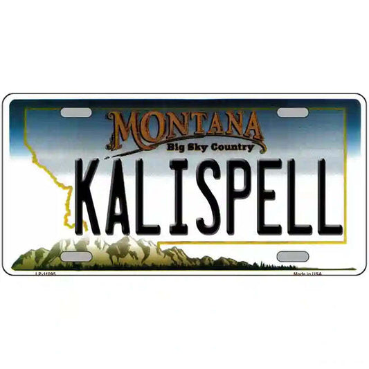 Kalispell Montana Metal Sign