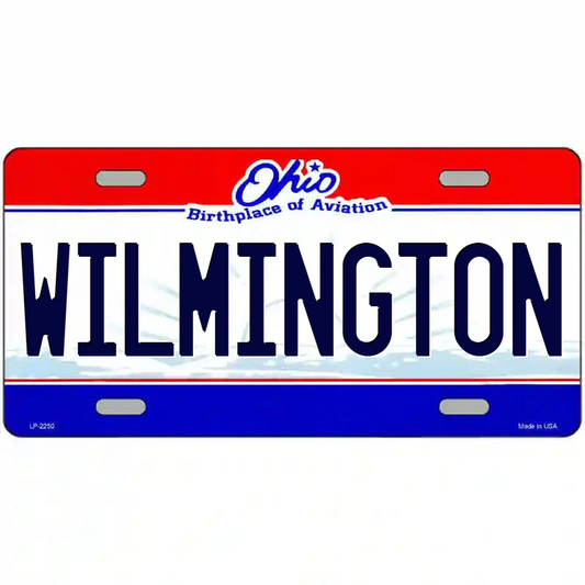Wilmington Ohio Metal Sign