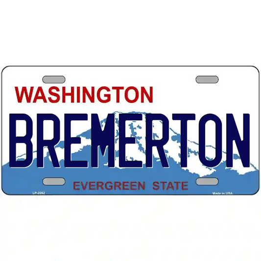 Bremerton Washington Metal Sign
