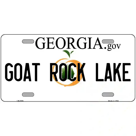 Goat Rock Lake Georgia Metal Sign