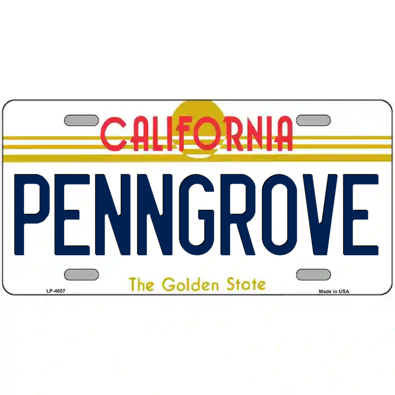 Penngrove California Metal Sign