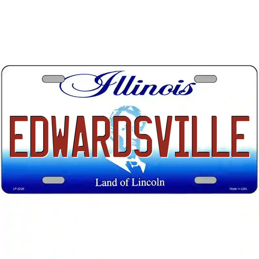 Edwardsville Illinois Metal Sign