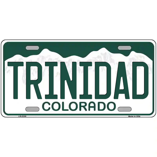 Trinidad Colorado Metal Sign