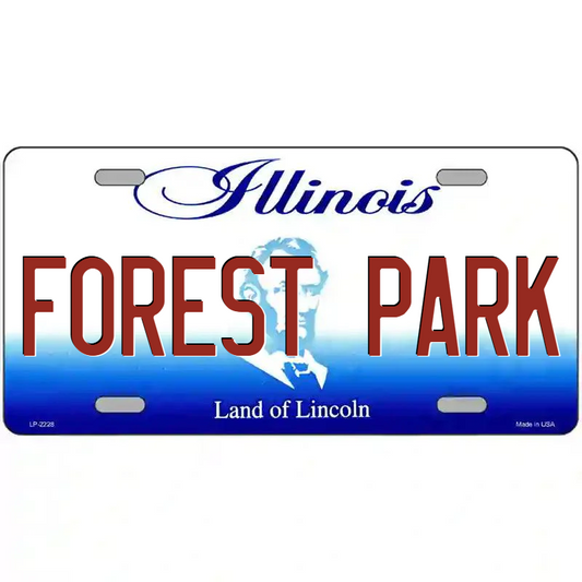 Forest Park Illinois Metal Sign