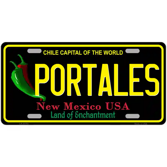 Portales New Mexico Black Mexico Sign