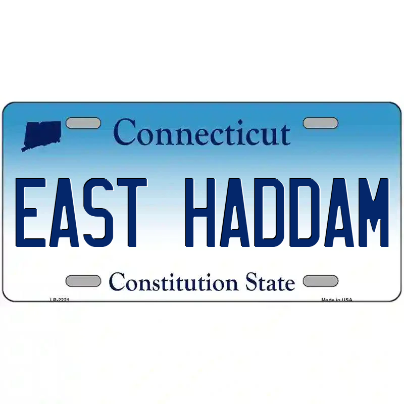 East Haddam Connecticut Metal Sign