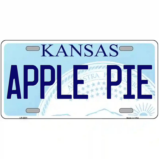 Apple Pie Kansas Metal Sign