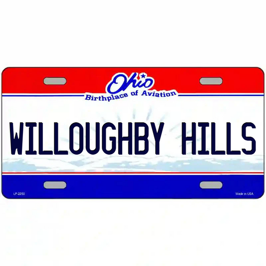 Willoughby Hills Ohio Metal Sign