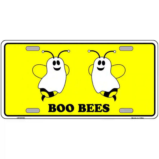 Boo Bees Metal Sign