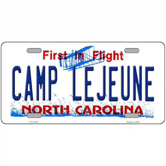 Camp Lejeune North Carolina Metal Sign