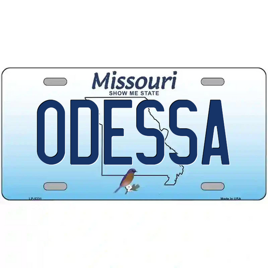 Odessa Missouri Metal Sign