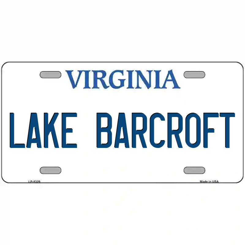 Lake Barcroft Virginia Metal Sign