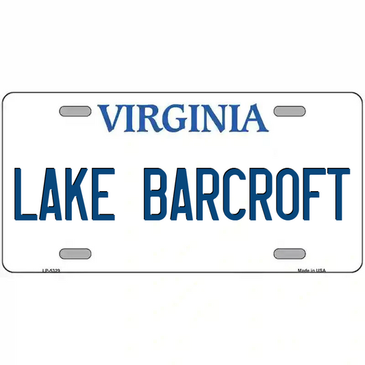 Lake Barcroft Virginia Metal Sign